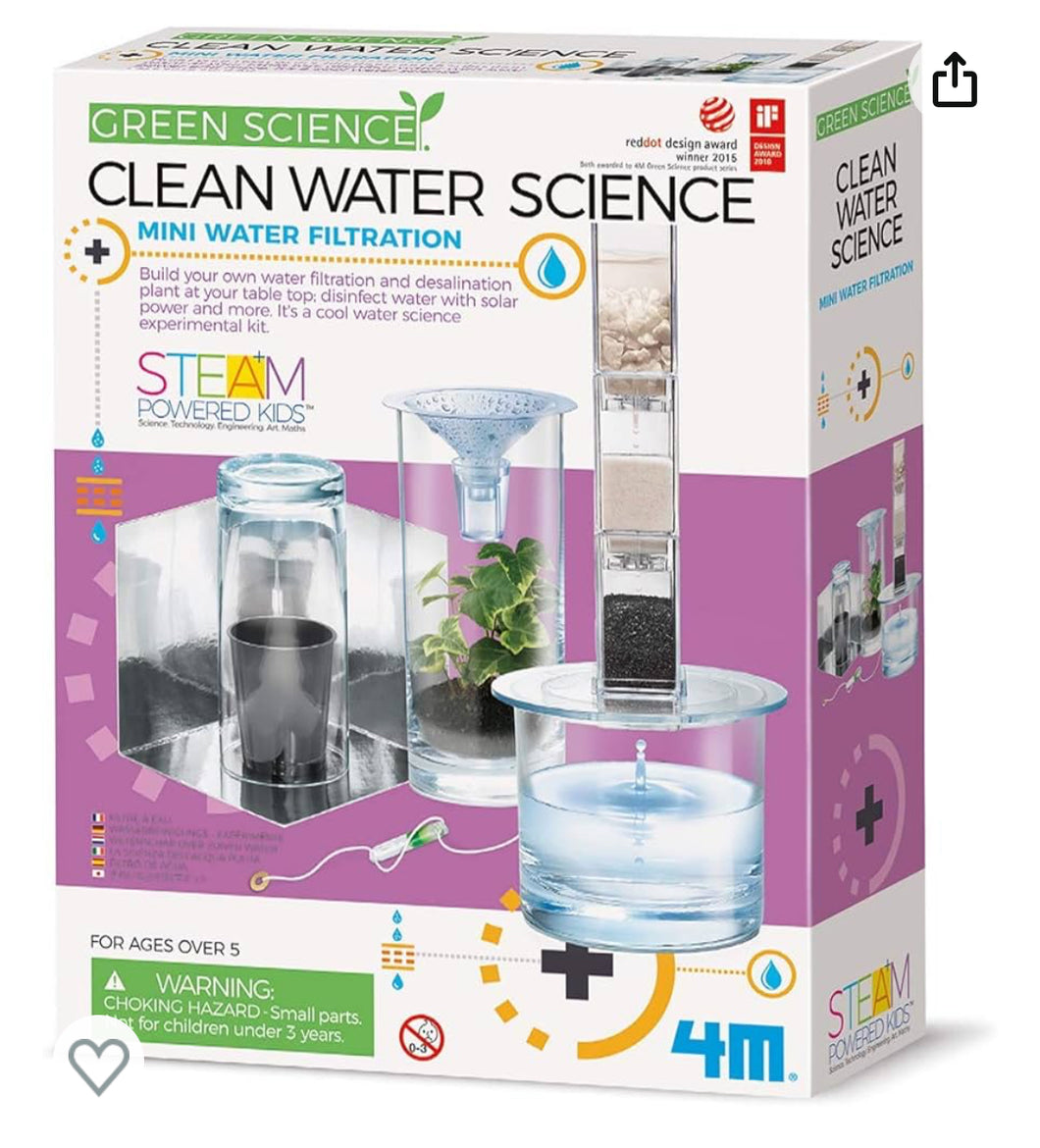 Kit ciencia del agua limpia