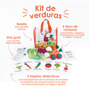 Kit de verduras en tela - Tinela