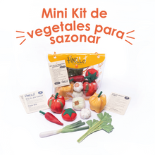 Cargar imagen en el visor de la galería, MINI Kit de vegetales sazonadores en tela - Tinela
