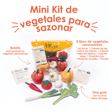 Cargar imagen en el visor de la galería, MINI Kit de vegetales sazonadores en tela - Tinela
