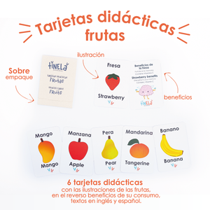 Kit de frutas en tela- Tinela