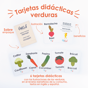 Kit de frutas y verduras en tela - Tinela