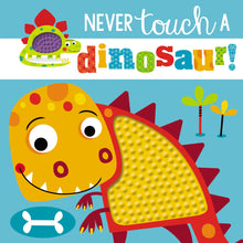 Cargar imagen en el visor de la galería, Libro de texturas , Never Touch a Dinosaur. Make Believe
