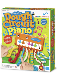 Piano con circuitos y masa conductora (Dough circuit piano) - 4m