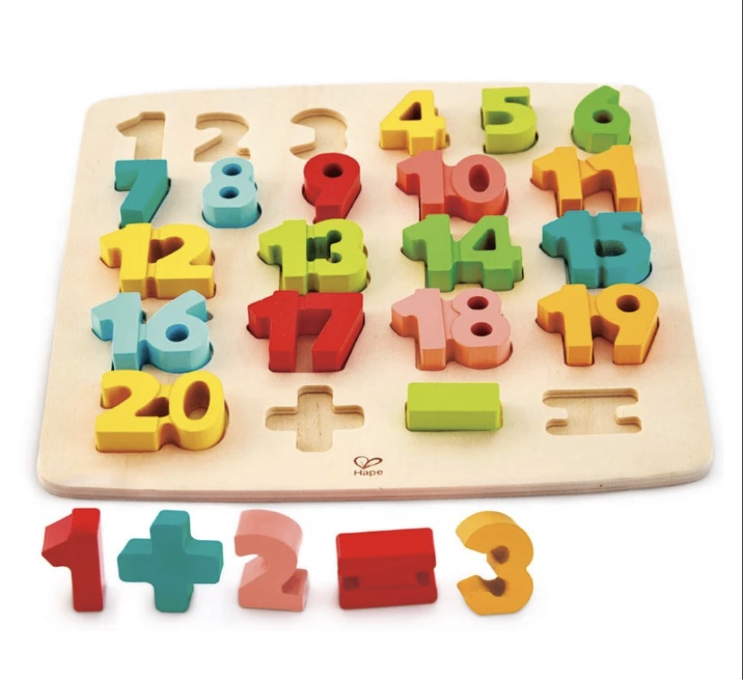 Rompecabezas números y matemáticas (Chunky number puzzle) - Hape