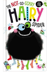 Libro en inglés Board Book The not so scary hairy spider - Make Believe