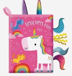 Libro de tela en inglés Unicorn fun - Make Believe