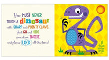 Cargar imagen en el visor de la galería, Libro de texturas , Never Touch a Dinosaur. Make Believe
